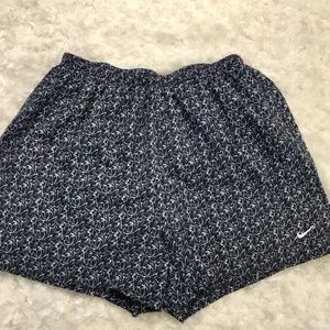 Nike Shorts - Nike Mens Sz XL Black White Geometric Print Nike Shorts - Nike Mens Sz XL Black White Geometric Print